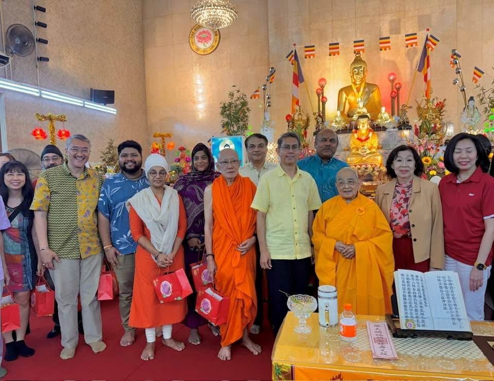 Buddhist community and interfaith gathering