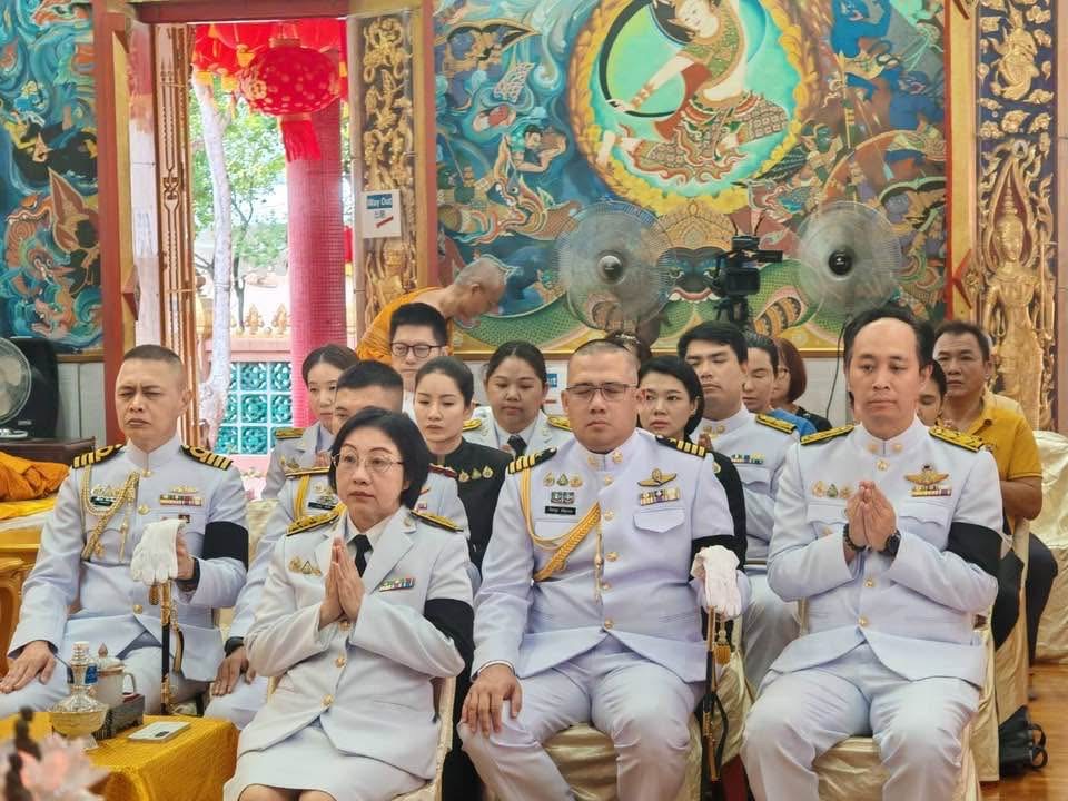 Royal Thai Embassy delegation participating in the ceremony