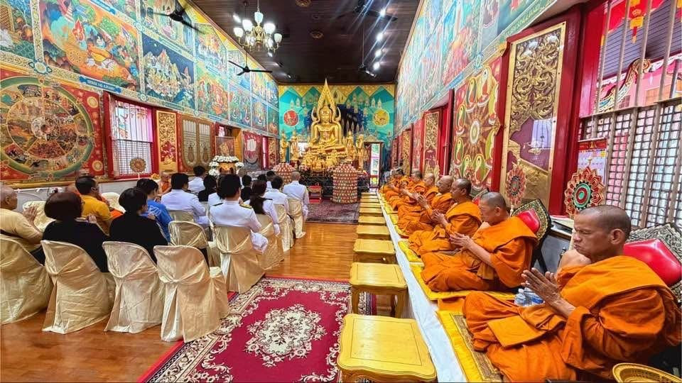 Traditional Buddhist hall at Buddhaguna Buddhist Temple